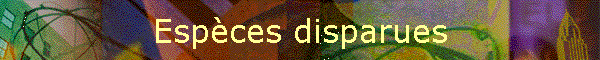 Espces disparues